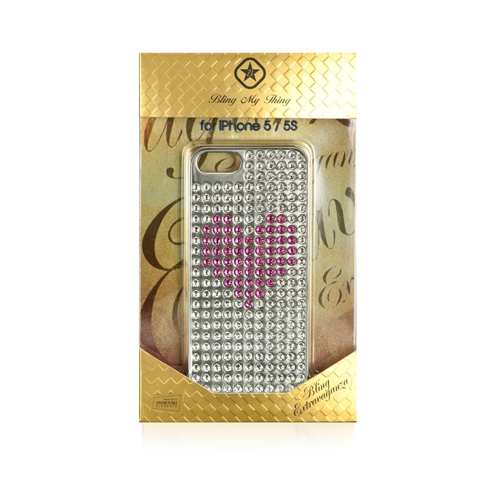 Bling-My-Thing Bling Extravaganza Series Capa metálica para iPhone